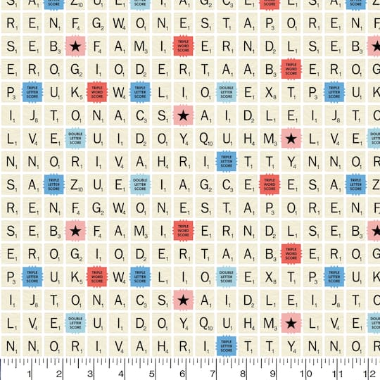Camelot® Fabrics Scrabble® Board Cotton Fabric
